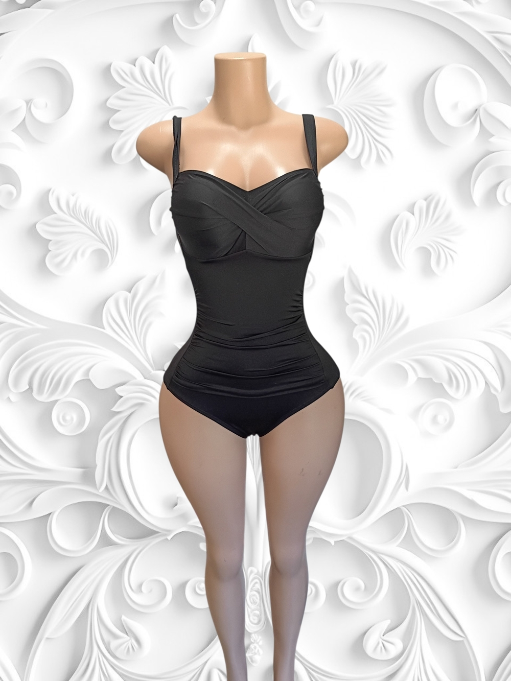 Swimsuits For All Black One-Piece Swimsuit